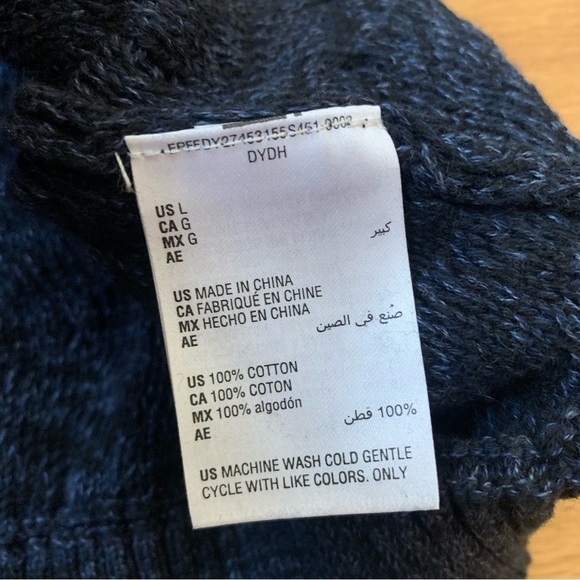 NWT American Rag Men's Multi-Textured Shawl-Collar Sweater Size Large - Picture 12 of 12